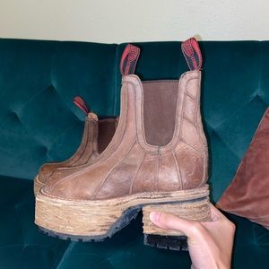 Vintage platform boots